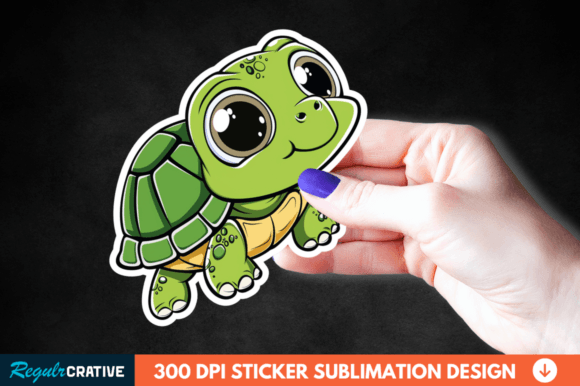 Download Cartoon Turtle Sticker Exquisite Clipart - Exquisite Collection
