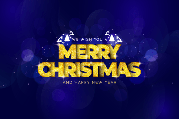 Download Merry Christmas Lettering Fonts Gold - Merry christmas Collection